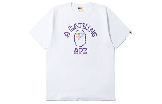 A BATHING APE Neon Sign Logo Tee T