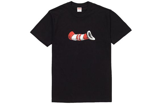 Supreme FW18 Cat in the Hat Tee Black T