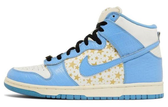 Supreme x Nike Dunk SB Pro Blue Stars