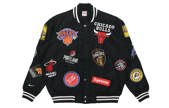 Supreme SS18 Nike NBA Teams Warm-Up Jacket Black