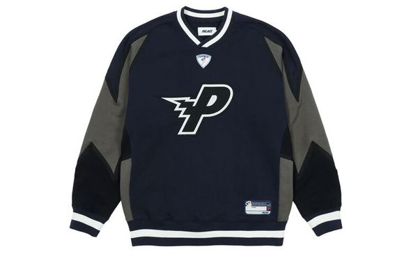 PALACE FW21 x SALOMON/ Bolt Crew Grey/Black Logo V