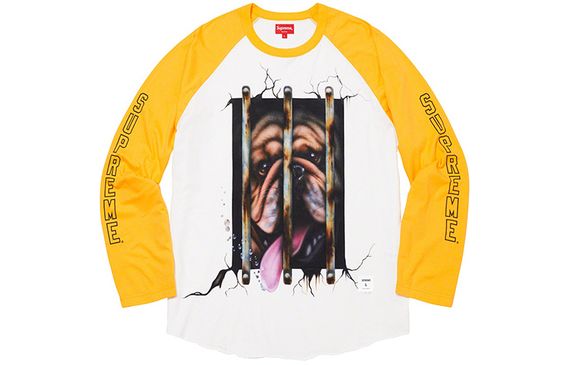 Supreme SS20 Week 11 Dog Raglan L/S Top T