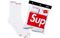 Supreme Hanes Crew Socks (4 Pack) White 4