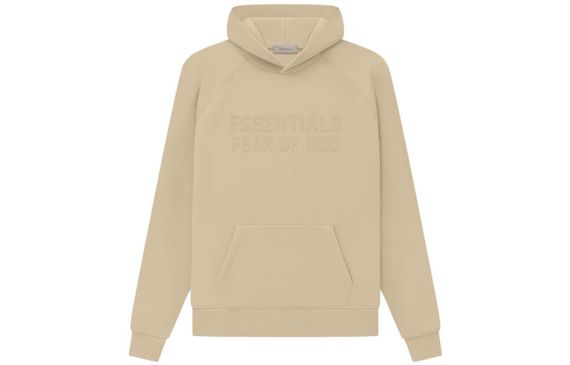 Fear of God Essentials SS23 Essentials Hoodie Sand Logo