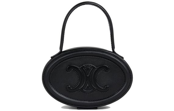 CELINE Cuir Triomphe OVAL Logo