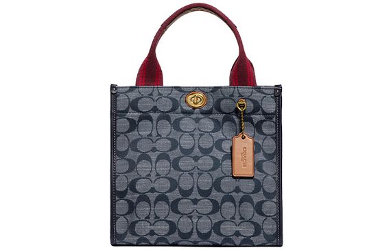 COACH Canvas Tote 22 Recycled Chambray Tote