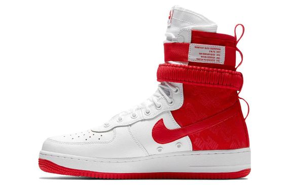 Nike Air Force 1 White University Red