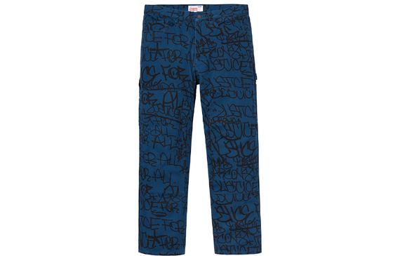 Supreme FW18 Comme des Garcons SHIRT Canvas Painter Pant Navy