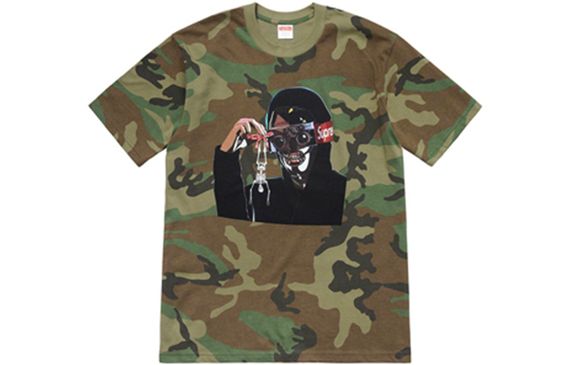 Supreme SS19 Creeper Tee Woodland Camo T