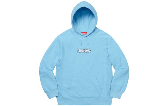 Supreme FW19 Week 16 Bandana Box Logo Hooded Sweatshirt