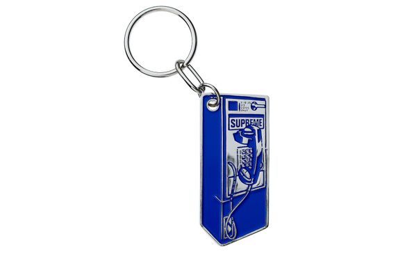 Supreme FW18 Payphone Keychain Blue