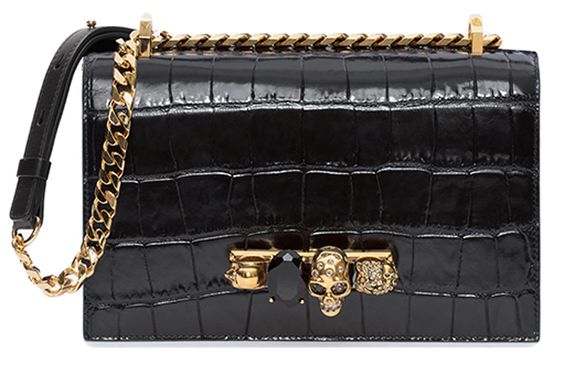 Alexander McQueen JEWELLED SATCHEL