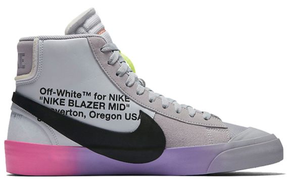 OFF-WHITE x Nike Blazer Wolf &quot;Grey Serena&quot; THE TEN