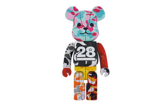 BAPE(R) CAMO x BE@RBRICK 28 MULTI #3 1000%