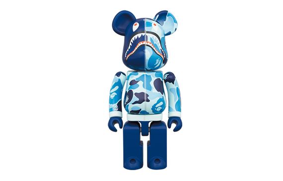 BE@RBRICK x BAPE(R) 200% ABC CAMO SHARK BLUE 14.5cm
