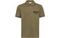 Alexander McQueen Mcqueen Graffiti Polo In Deep Khaki Polo