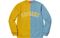 Supreme FW18 Split Crewneck Sweatshirt Mustard