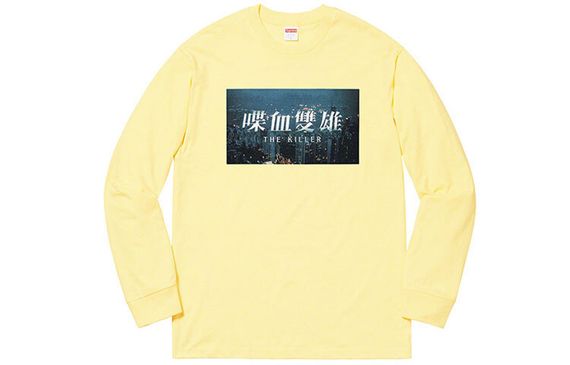 Supreme FW18 The Killer L/S Tee Pale Yellow T