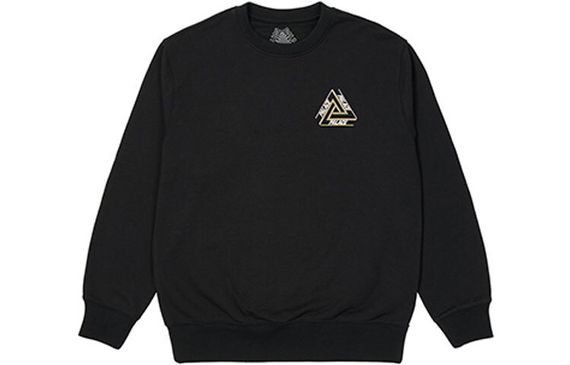 PALACE BASICALLY A TRI-FERG CREW BLACK Logo