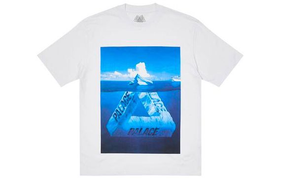 PALACE Berg-Ferg T-Shirt Grey Marl Logo T