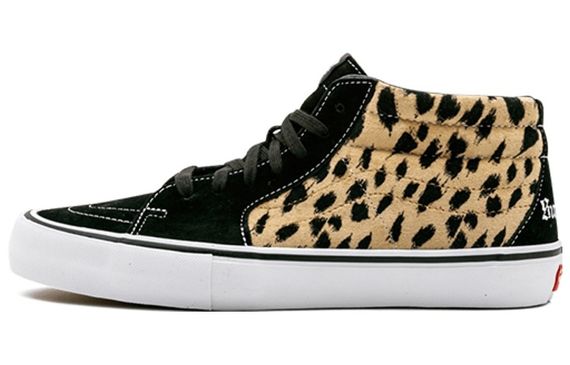 Supreme x Vans SK8 Velvet Leopard