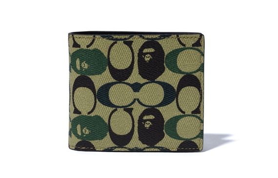 A BATHING APE x COACH Bape Coin Wallet