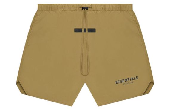 Fear of God Essentials FW21 Volley Short Amber Logo
