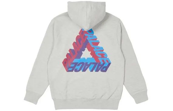 PALACE P-3D Hood Grey marl