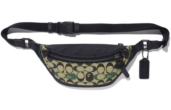 A BATHING APE x COACH RivingtonBelt Bag