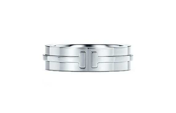 TIFFANY &amp; CO. T 18K 5.5mm #