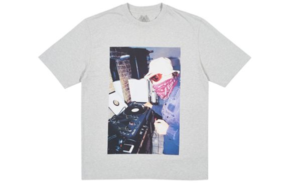 PALACE Mixer T-Shirt Grey Marl DJ T