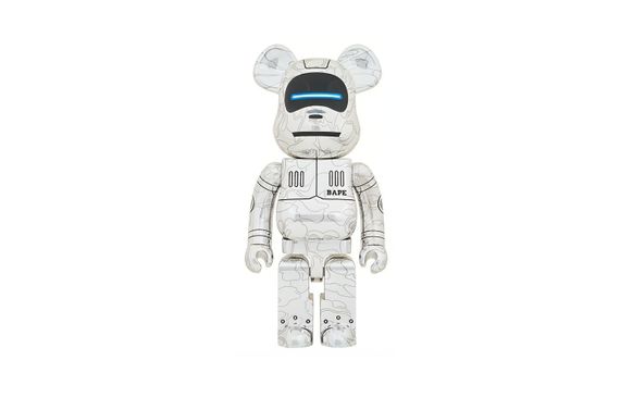 BE@RBRICK x A BATHING APE x /HajimeSorayama 1000% BABY MILO 70cm