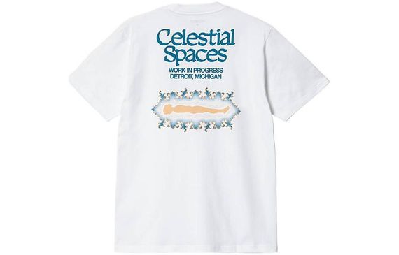 Carhartt WIP SS22 Spaces T-Shirt White Logo T