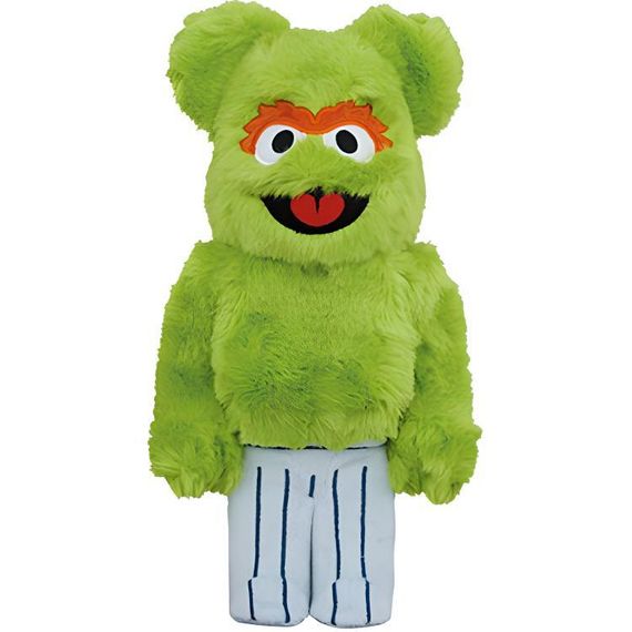 BE@RBRICK x SESAME STREET/ 400% OSCAR THEGROUCH Costume Ver. 28cm