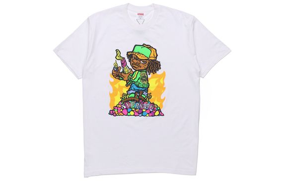 Supreme SS19 Molotov Kid Tee White T