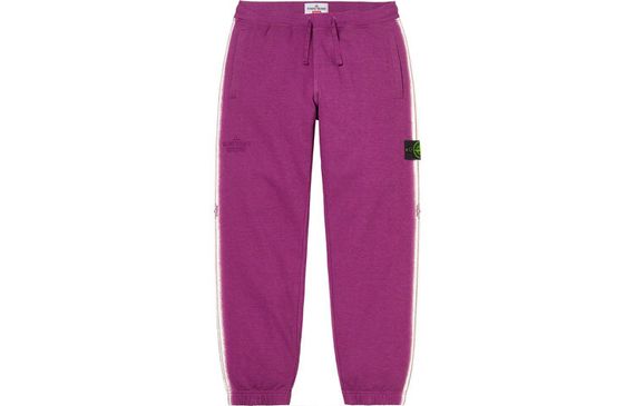Supreme SS22 Week x STONE ISLAND Stripe Sweatpant