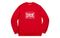 Supreme SS19 Warm Up Crewneck Red logo