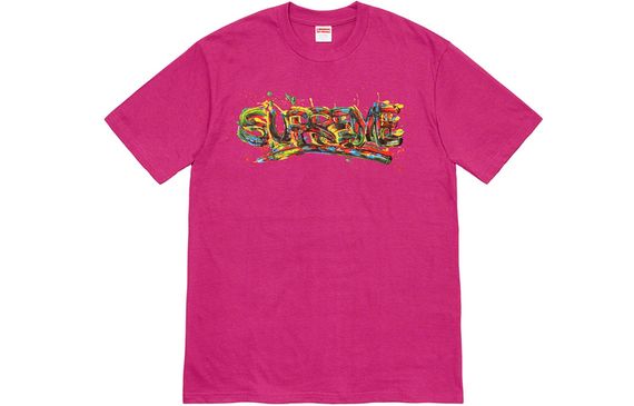 Supreme SS20 Week 1 Paint Logo Tee Logo T