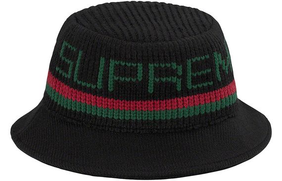 Supreme FW19 Week 11 Knit Logo Crusher Black Logo
