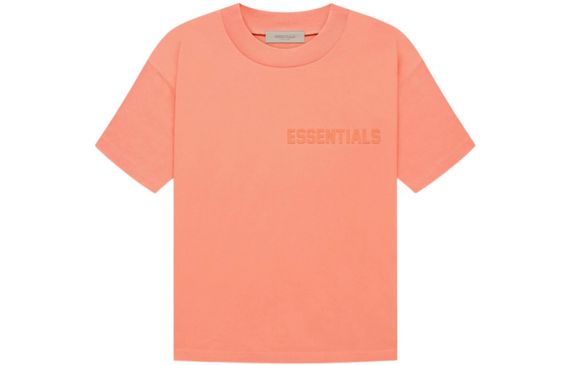 Fear of God Essentials FW22 Ss Tee Coral Logo T