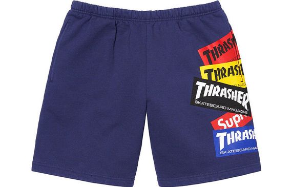 Supreme Week 5 x Thrasher Multi Logo Sweatshort