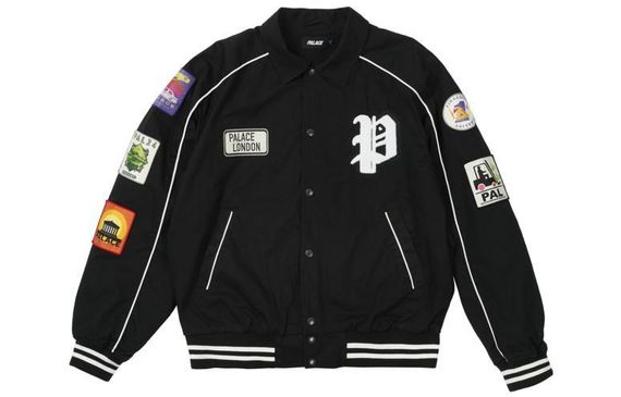PALACE SS22 Patches Cotton Bomber Kelly BLack
