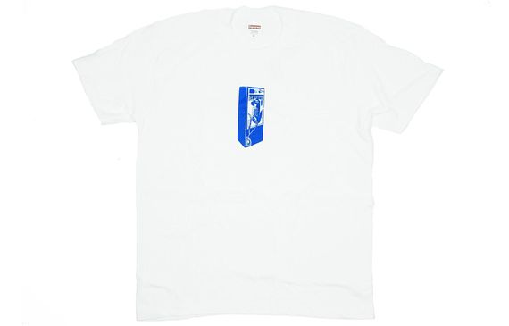 Supreme FW18 Payphone Tee White T
