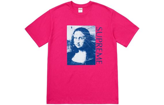 Supreme SS18 Mona Lisa Tee Hot Pink T