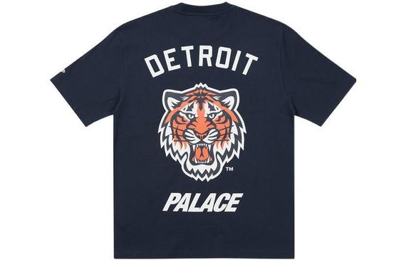 PALACE x New Era Detroit Tigers New Era Te Shirt Navy T