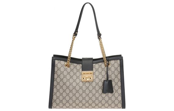 GUCCI Padlock Logo Tote /