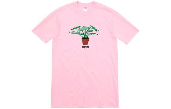 Supreme FW17 Plant Tee Light Pink T