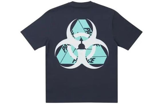 PALACEBIO Hazard T-shirt Navy Logo T