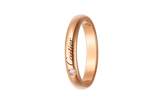 CARTIER C de Cartier logo 18K