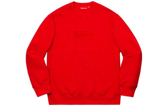 Supreme SS20 Week 10 Cutout Logo Crewneck Box Logo